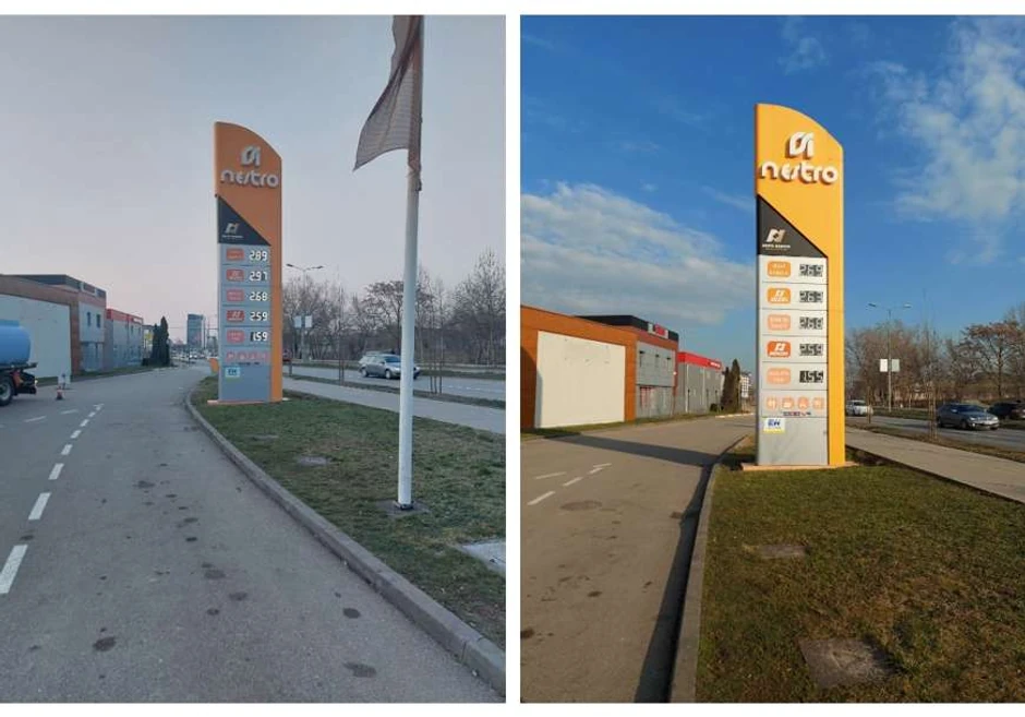 Cene goriva jutros i cene goriva oko 18 časova u Banjaluci