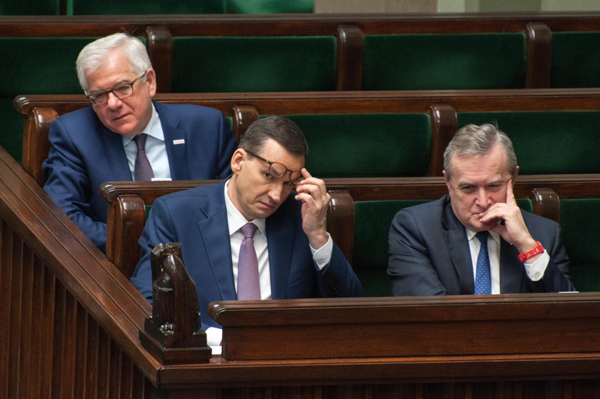 Mateusz Morawiecki, Piotr Gliński i Jacek Czaputowicz