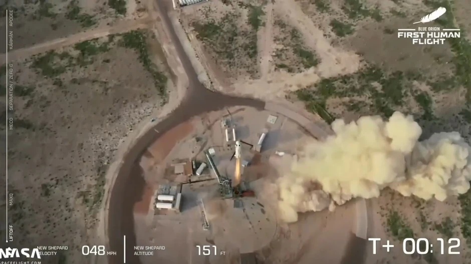 Lansirana Bezosova raketa Nju Šepard