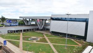 Entebbe International Airport's  improved terminal building