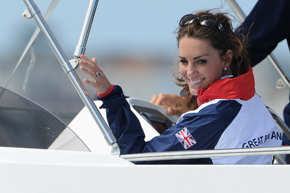 Księżna Catherine na igrzyskach olimpijskich w Londynie / fot. Getty Images