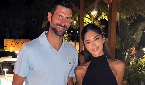 Novak Đoković i Đina Džinović