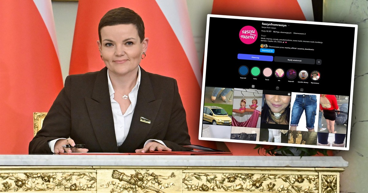 Prowadzi profil "Faszyn from Raszyn". Teraz pracuje w ministerstwie