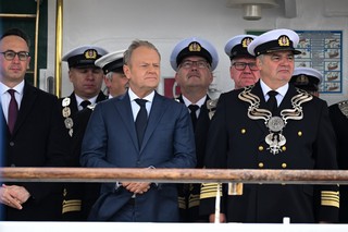 'Tutaj rozgrywa się nasza przyszłość'. Tusk: Polska staje się portową potęgą na Bałtyku