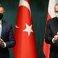 Andrzej Duda i Recep Erdogan podczas wspólnej konferencji