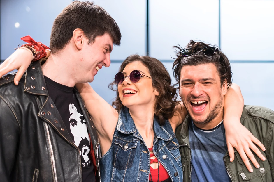 Glumci predstave "Osama - Kasaba u Njujorku"