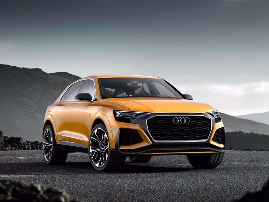 Koncept hybrydowego SUV-a Audi Q8 Sport.