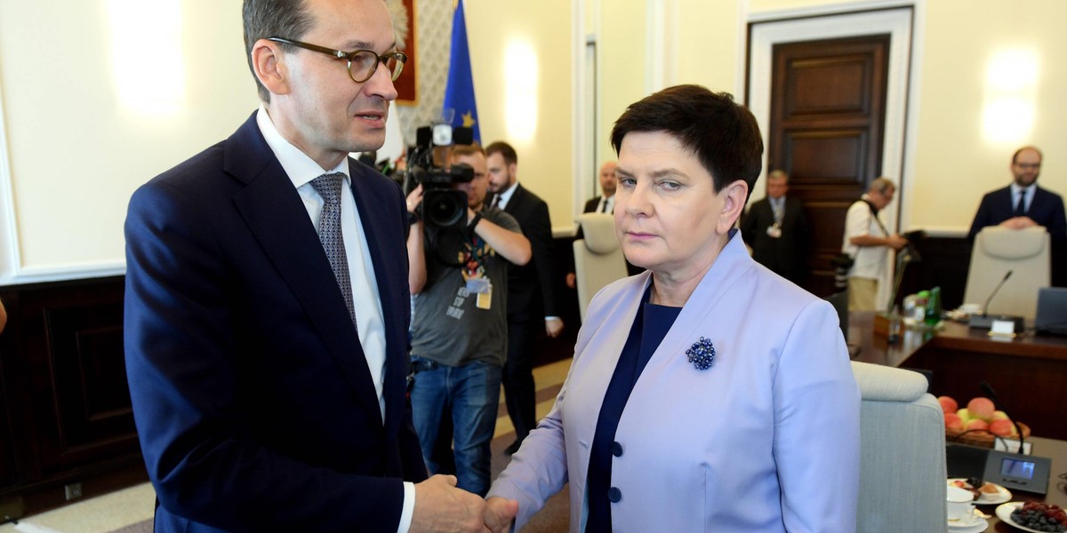 Mateusz Morawiecki i Beata Szydło