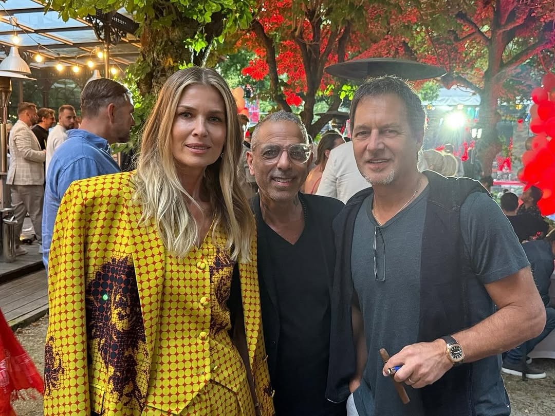 Daniela Peštová, americký hudobný producent Carmen Rizzo a Pavol Habera.