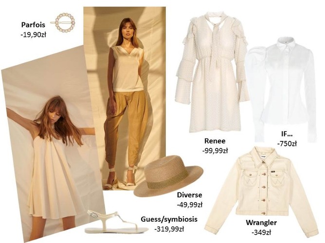 Lato w bieli i beżach. STYLIZACJE