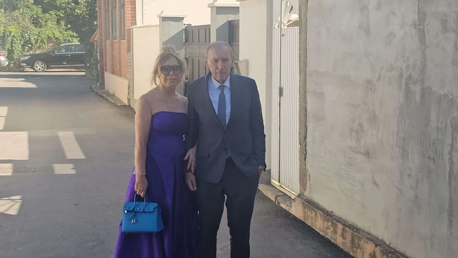 Dragan Džajić sa suprugom