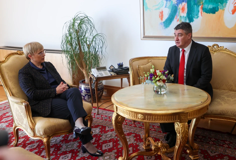 Nataša Pirc Musar i Zoran Milanović u Zagrebu 