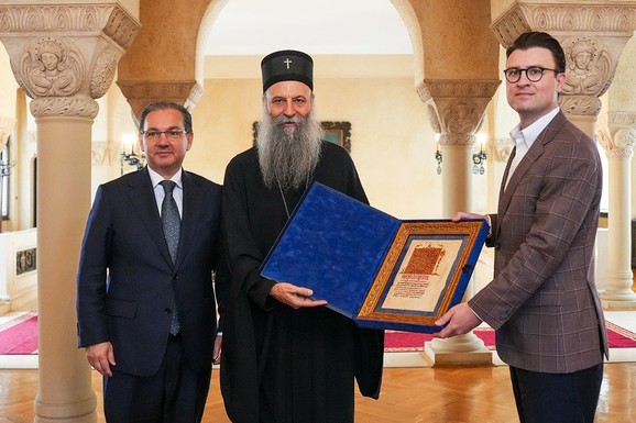 Patrijarh Porfirije sa predstavnicima Srpsko-američkog kongresa: Značaj očuvanja srpskih svetinja na KiM