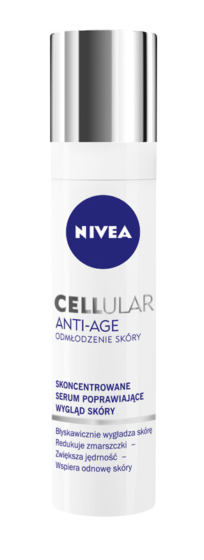 Skoncentrowane serum wygładzające skórę NIVEA CELLular Anti-Age