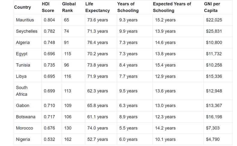 Voici les 10 pays africains les plus développés en 2023