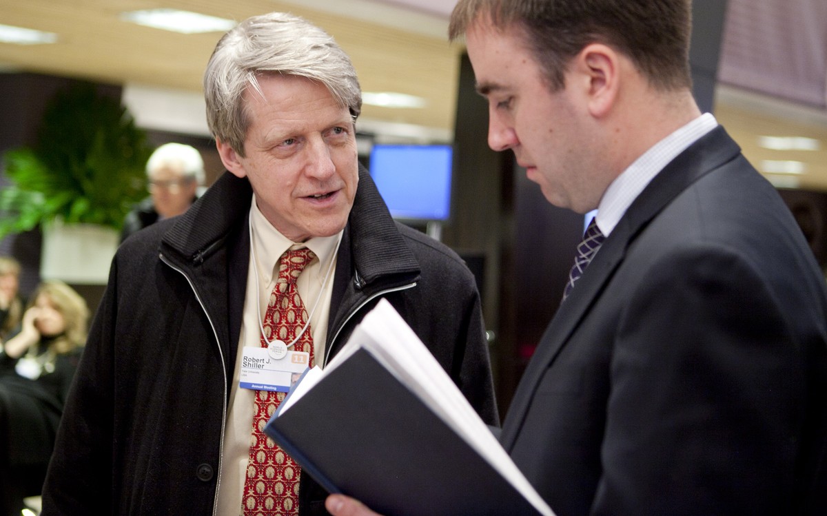Robert Shiller, profesor ekonomii na Yale University, laureat nagrody Nobla z ekonomiii w 2013 roku