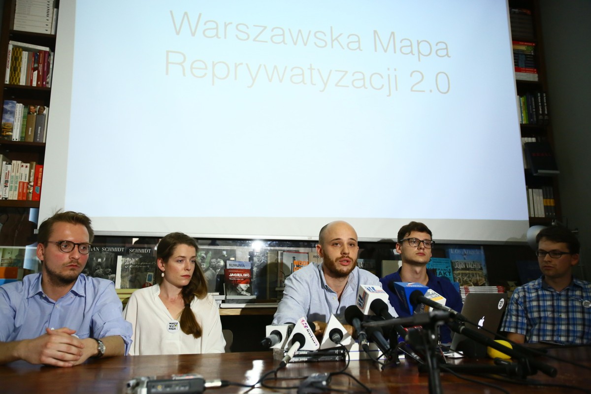 Przewodniczący stowarzyszenia Miasto Jest Nasze Jan Śpiewak