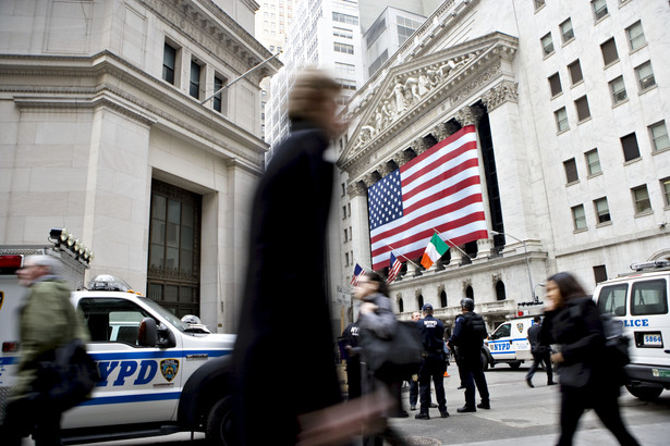 Spadki na rynku opcji wskazują, że na Wall Street nie będzie już tak dobrze. Fot. Bloomberg