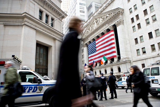 Spadki na rynku opcji nie wróżą dobrze dzisiaj Wall Street. Fot. Bloomberg