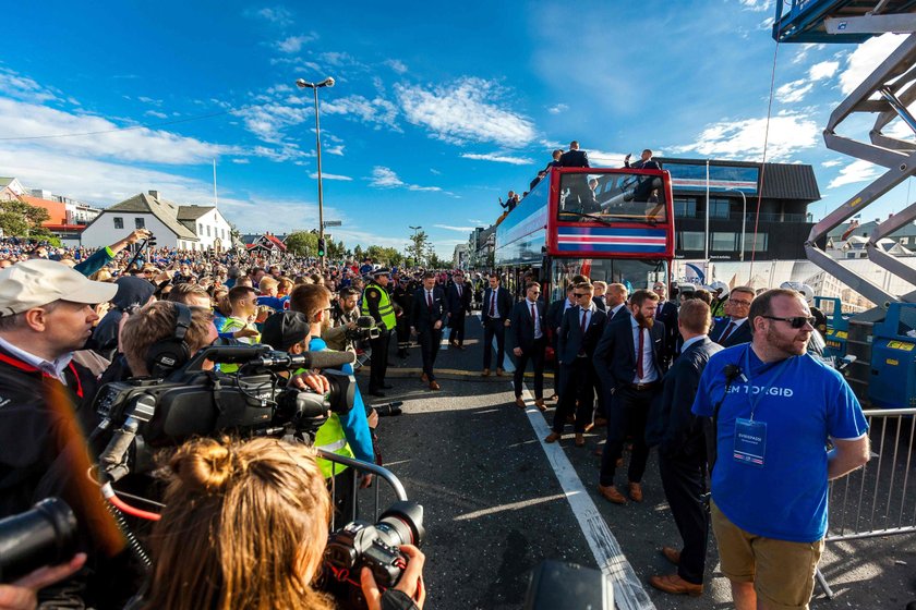 Islandia wróciła z Euro 2016. Królewskie powitanie bohaterów ZDJĘCIA