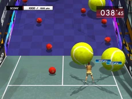 Screen z gry "Virtua Tennis 3"