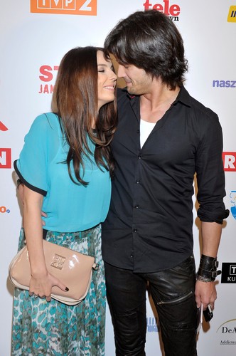 Agnieszka Włodarczyk i Mikołaj Krawczyk na gali Fryderyków