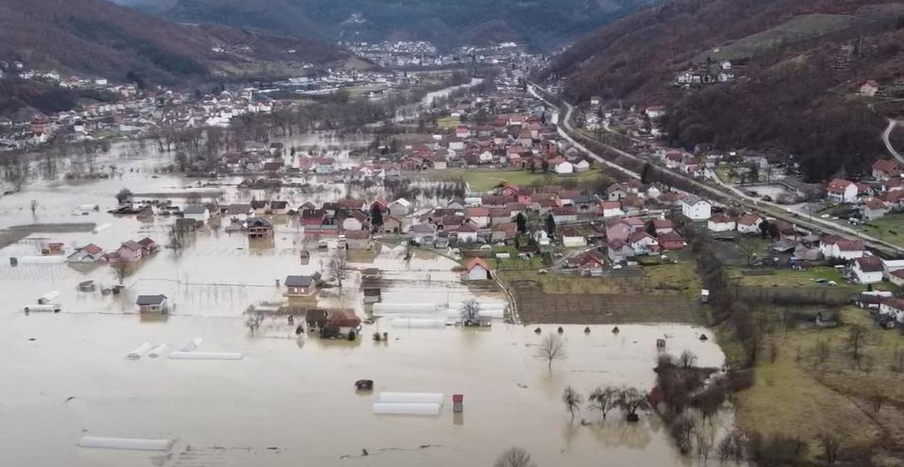 Überschwemmungen in Serbien, Notstand in sieben Gemeinden ausgerufen