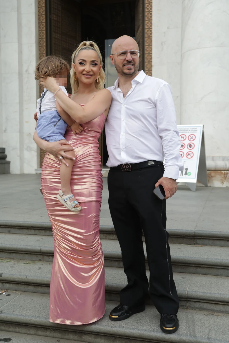 Maja Berović- krštenje sina