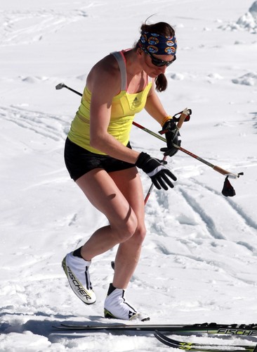 Justyna Kowalczyk trenuje na lodowcu. Polka szykuje się do sezonu