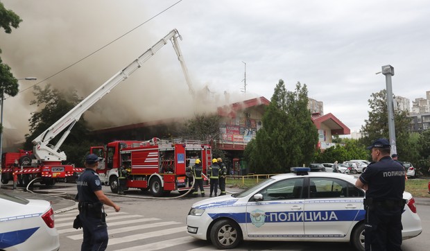 Požar u Bloku 45