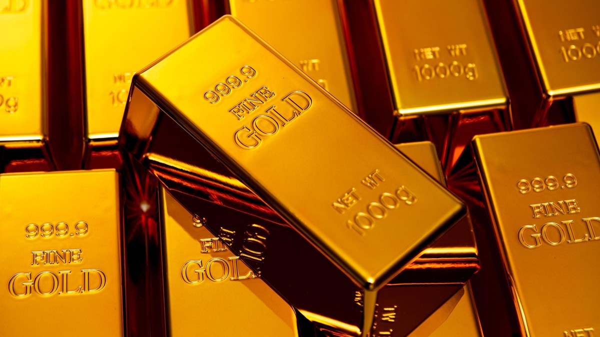 Ilustracija: zlatne poluge