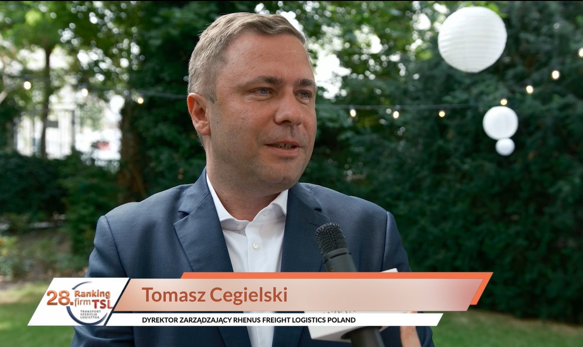 Tomasz Cegielski, dyrektor zarządzający Rhenus Logistics