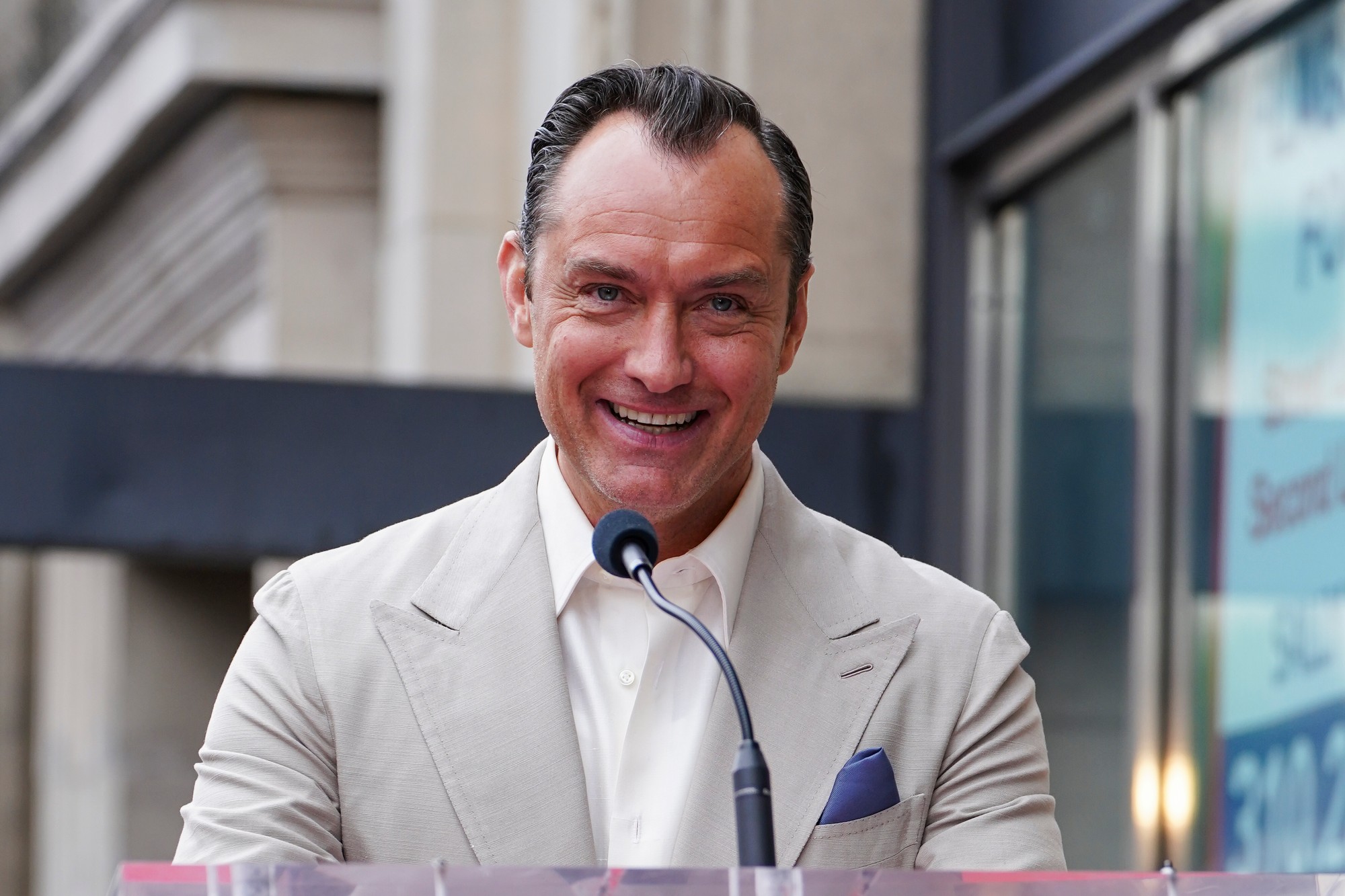 Britský herec Jude Law.