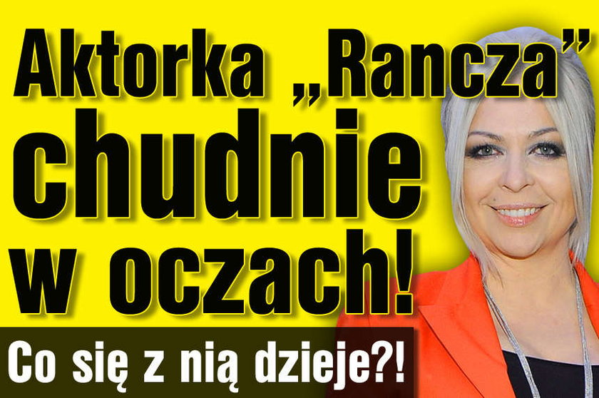 aktorka rancza chudnie w oczach