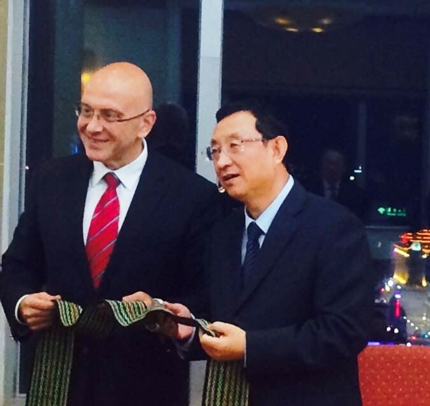 Vladan Vukosavljević tokom nedavne posete Kini