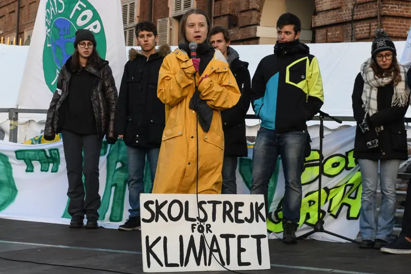 Greta Thunberg w Turynie / Stefano Guidi /GettyImages 