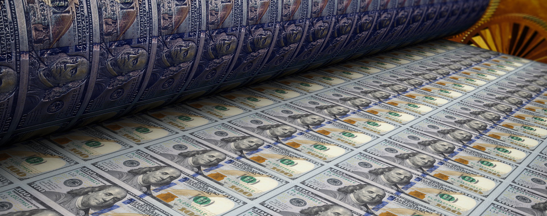 Dane Rezerwy Federalnej wskazują, że banknoty 100-dolarowe są najliczniejsze w obiegu. 