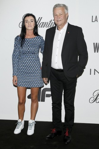 Pamela Izabela Podolec i Apoloniusz Tajner na pokazie moy we wrześ niu 2015 r.