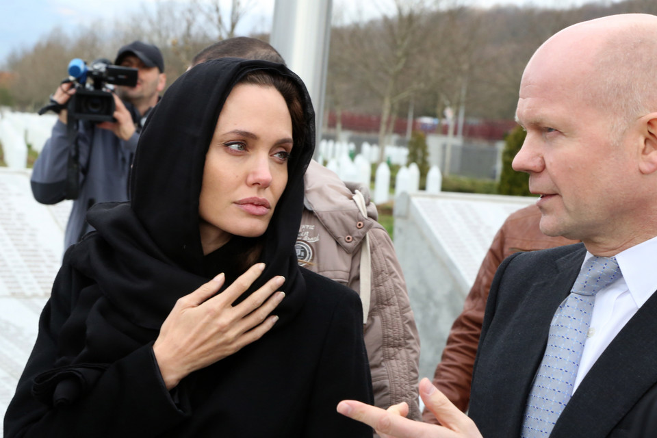 Angelina Jolie w Sarajewie