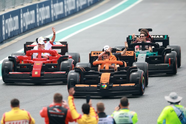 Life-sized, driving Lego Formula 1 racing cars were introduced