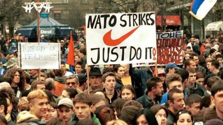 Demonstracije protiv NATO-a u Beogradu | Foto: Getty Images