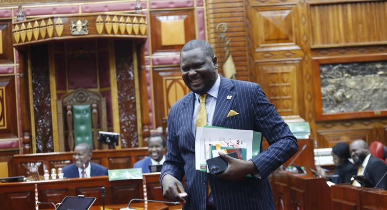 Mbeere North MP Geoffrey Kariuki Ruku at the National Assembly on May 24, 2023