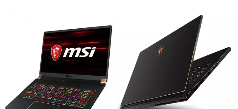 MSI GS65 Stealth i GS75 Stealt – laptopy z kartami GeForce RTX
