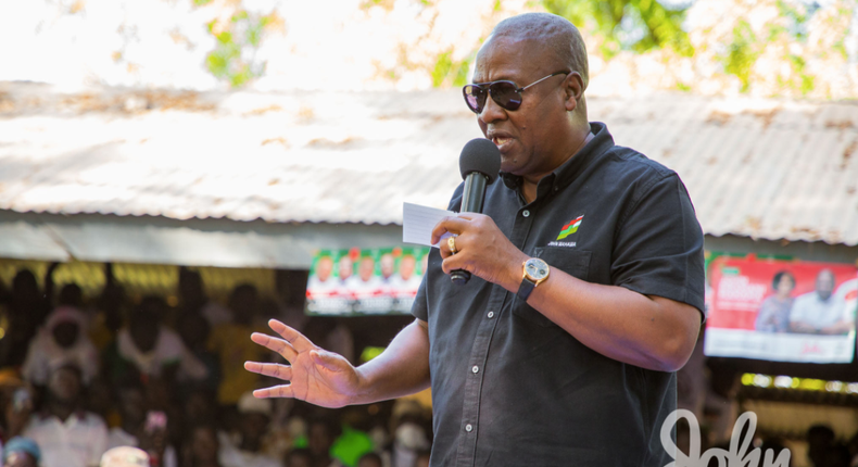 NDC presidential candidate for the 2020 election, John Dramani Mahama