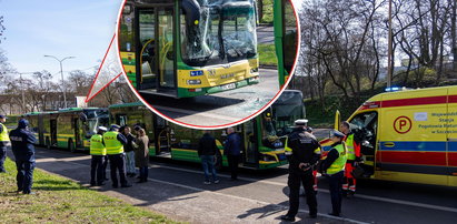 Wypadek autobusu z dziećmi w Szczecinie. Wielu poszkodowanych