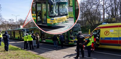 Wypadek autobusu z dziećmi w Szczecinie. Wielu poszkodowanych