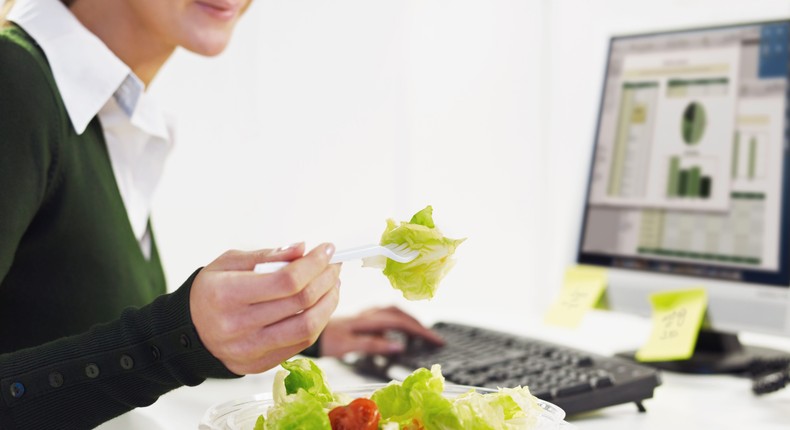 People who work from home are sacrificing their lunch breaks, and it's bad for health, well-being, and productivity. Shutterstock