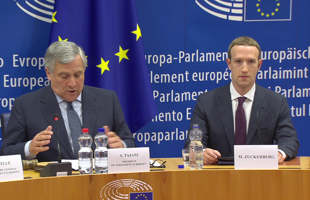 Mark Zuckerberg w Parlamencie Europejskim