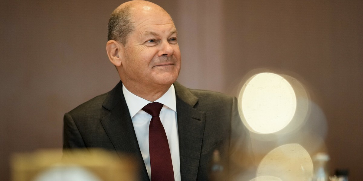 Kanclerz Niemiec Olaf Scholz.