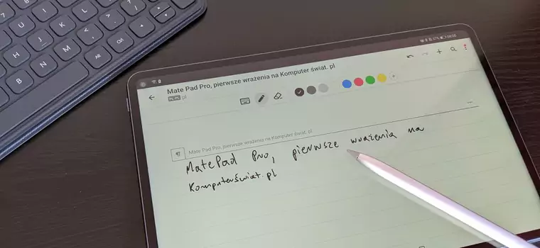 Huawei MatePad Pro - rzut oka na tablet Pro przez duże "P"